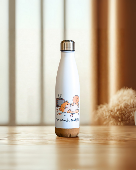 Gourde écureuil 500 ml base en liège