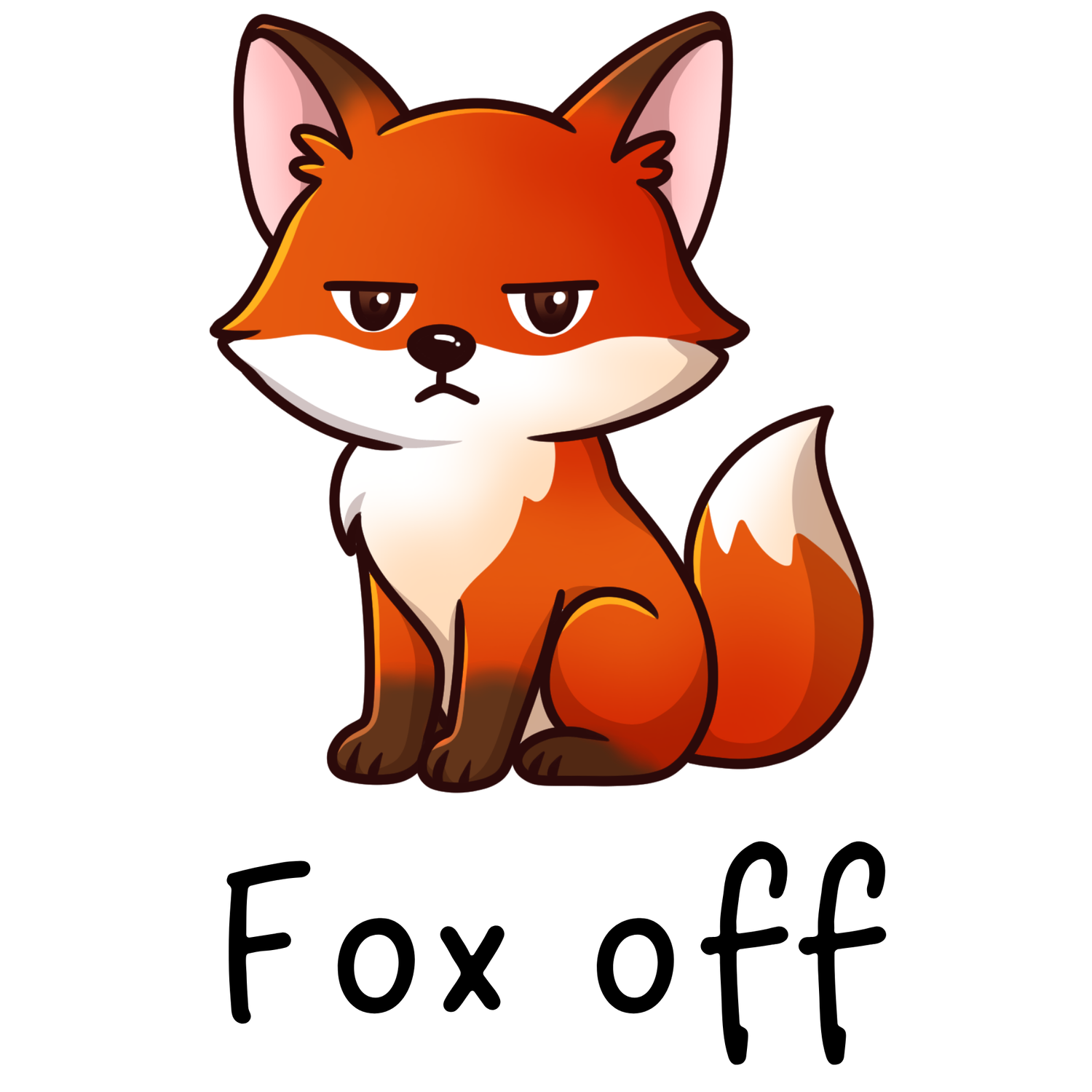 Fox off un renard au regard blasé