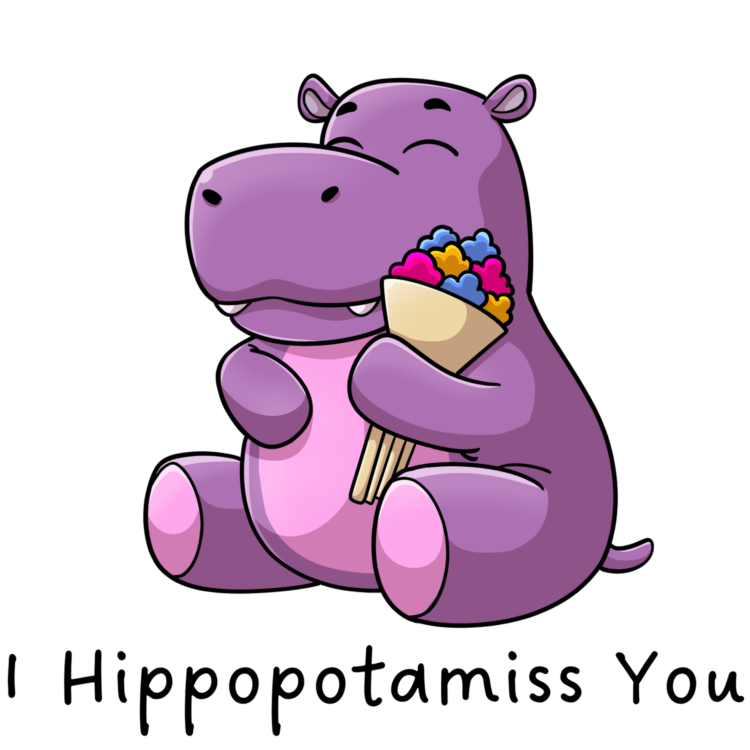 I hippopotamiss You un hippo adorable et mignon