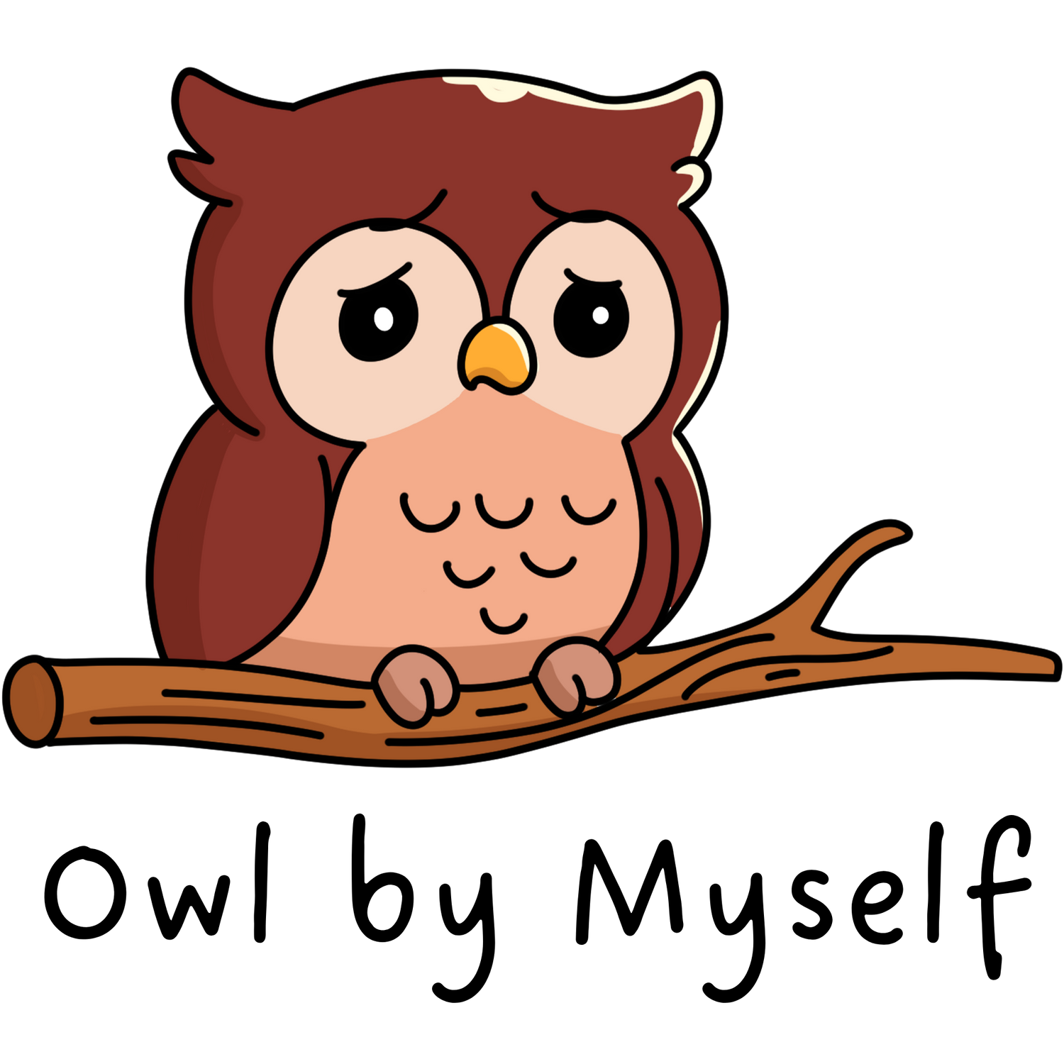 Owl by Myself un hibou trop mignon qui se sent seul