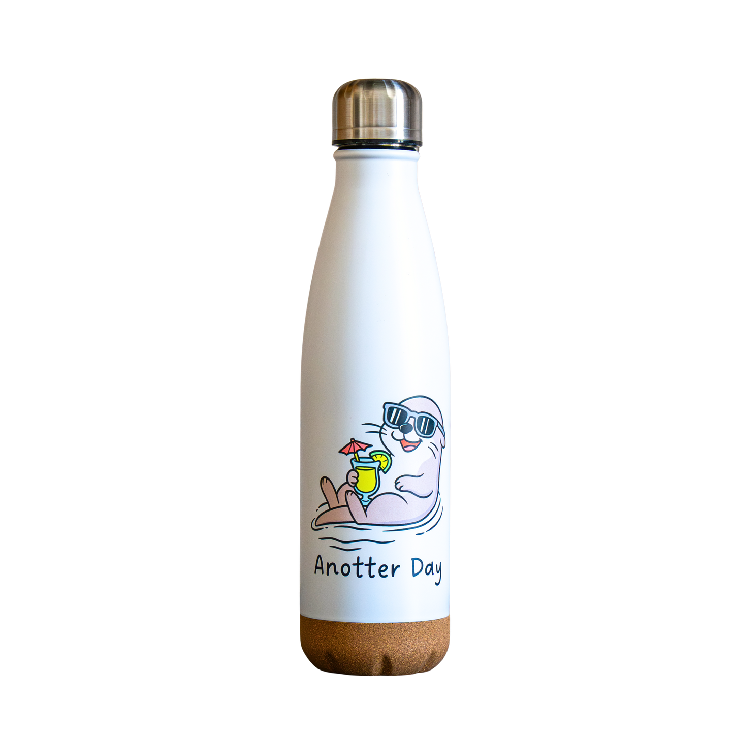 Gourde loutre 500 ml base en liège