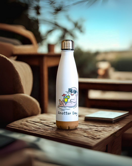 Gourde loutre 500 ml base en liège
