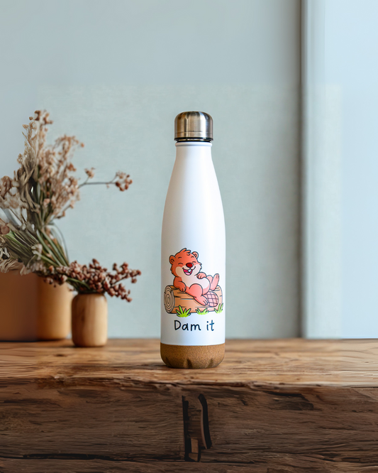 Gourde castor 500 ml base en liège