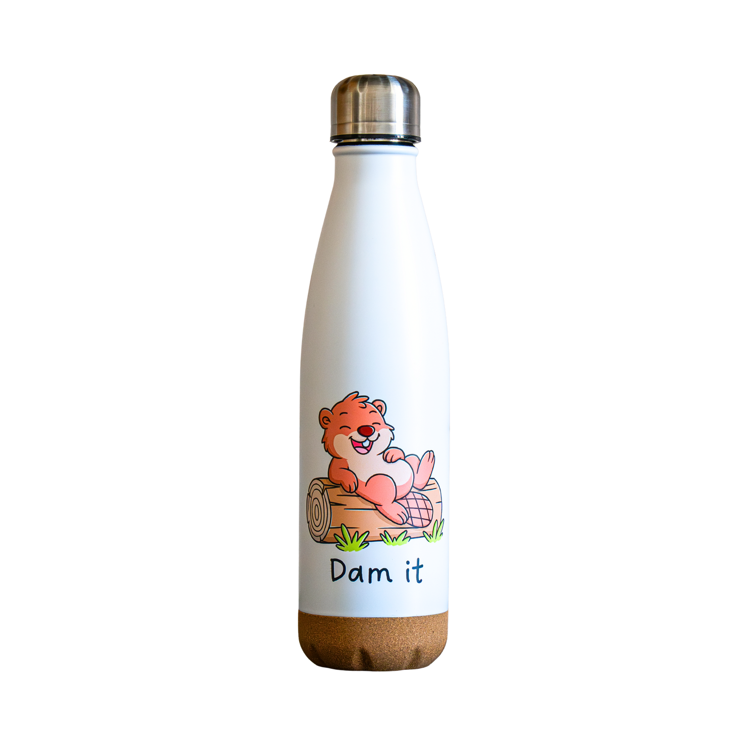 Gourde castor 500 ml base en liège