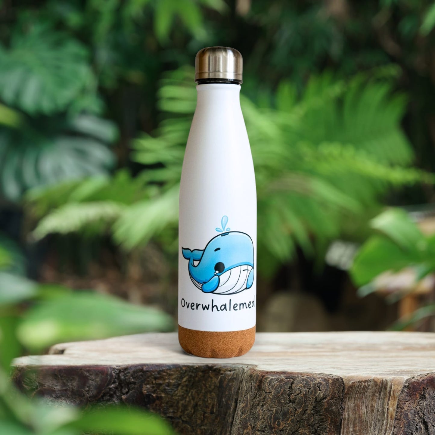 Gourde baleine 500 ml base en liège