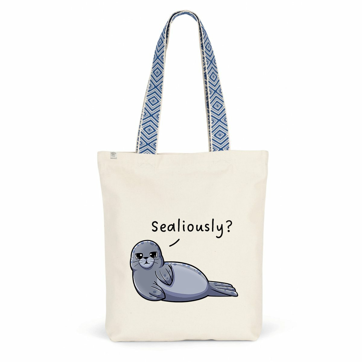 totebag éthnique phoque