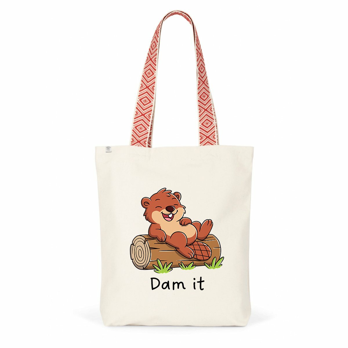 totebag éthnique castor