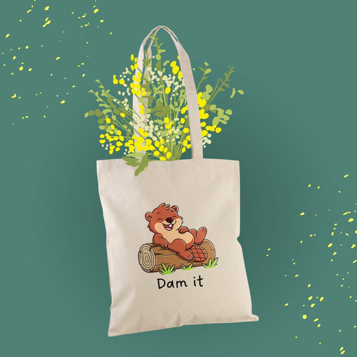 totebag coton castor